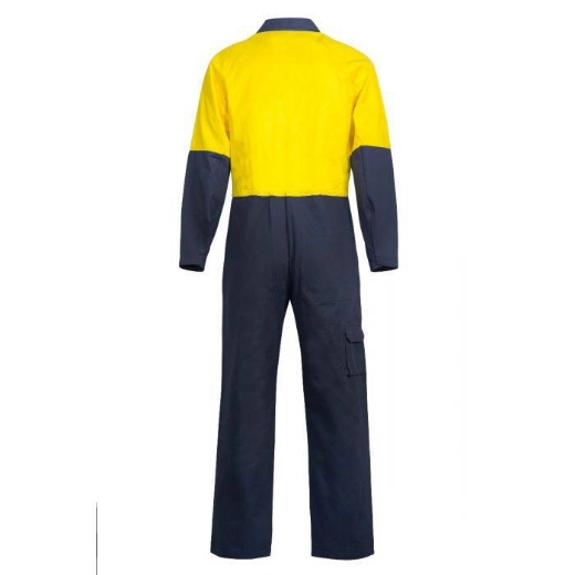 Picture of WorkCraft, Hi Vis Two Tone Cotton Drill Coveralls